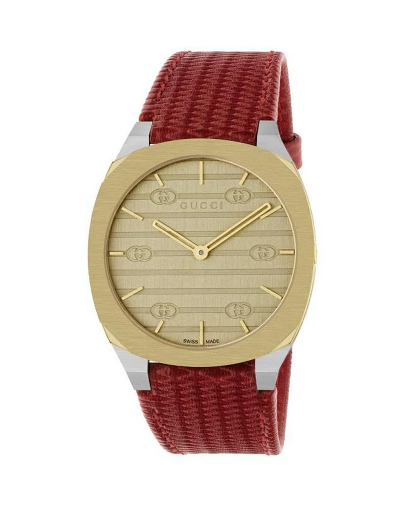 商品Gucci|25H Watch, 34mm,价格¥13885,第1张图片