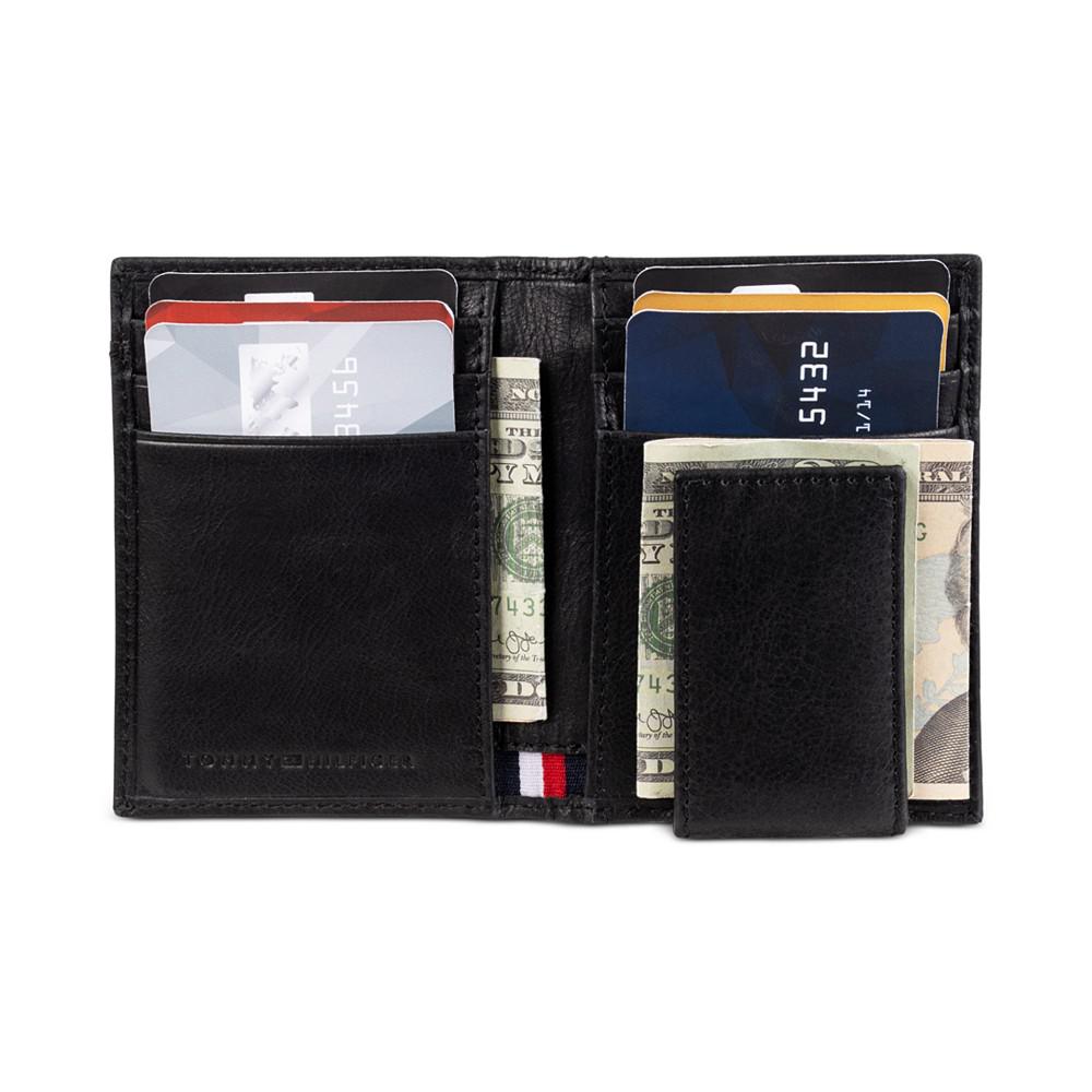 Men's RFID Bifold Wallet with Magnetic Money Clip商品第3张图片规格展示