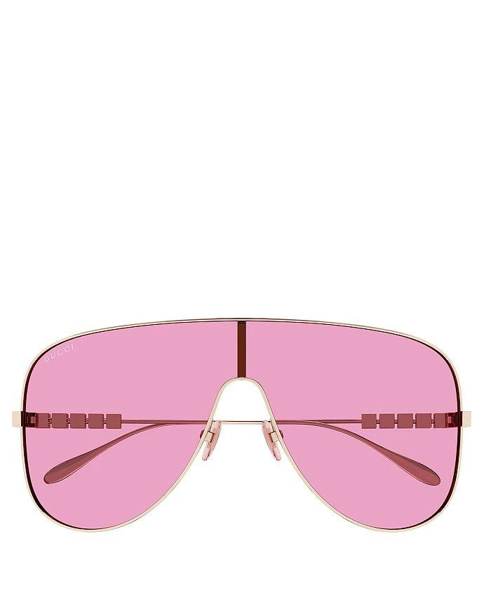 商品Gucci|Lettering Mask Sunglasses, 99mm,价格¥4820,第2张图片详细描述