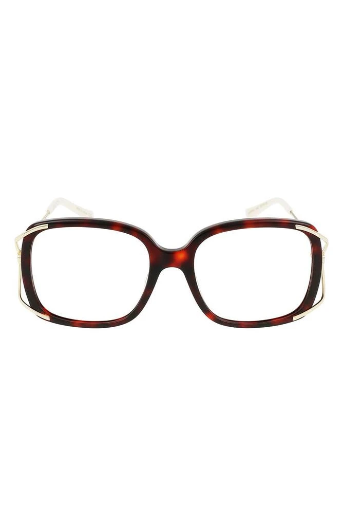 商品Gucci|55mm Square Optical Frames,价格¥2214,第1张图片