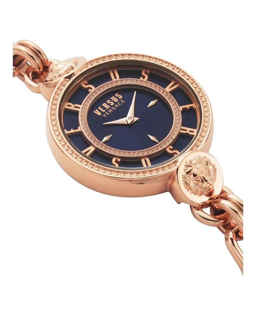 商品Versus Versace|Les Docks Rose Gold Watch,价格¥893,第3张图片详细描述