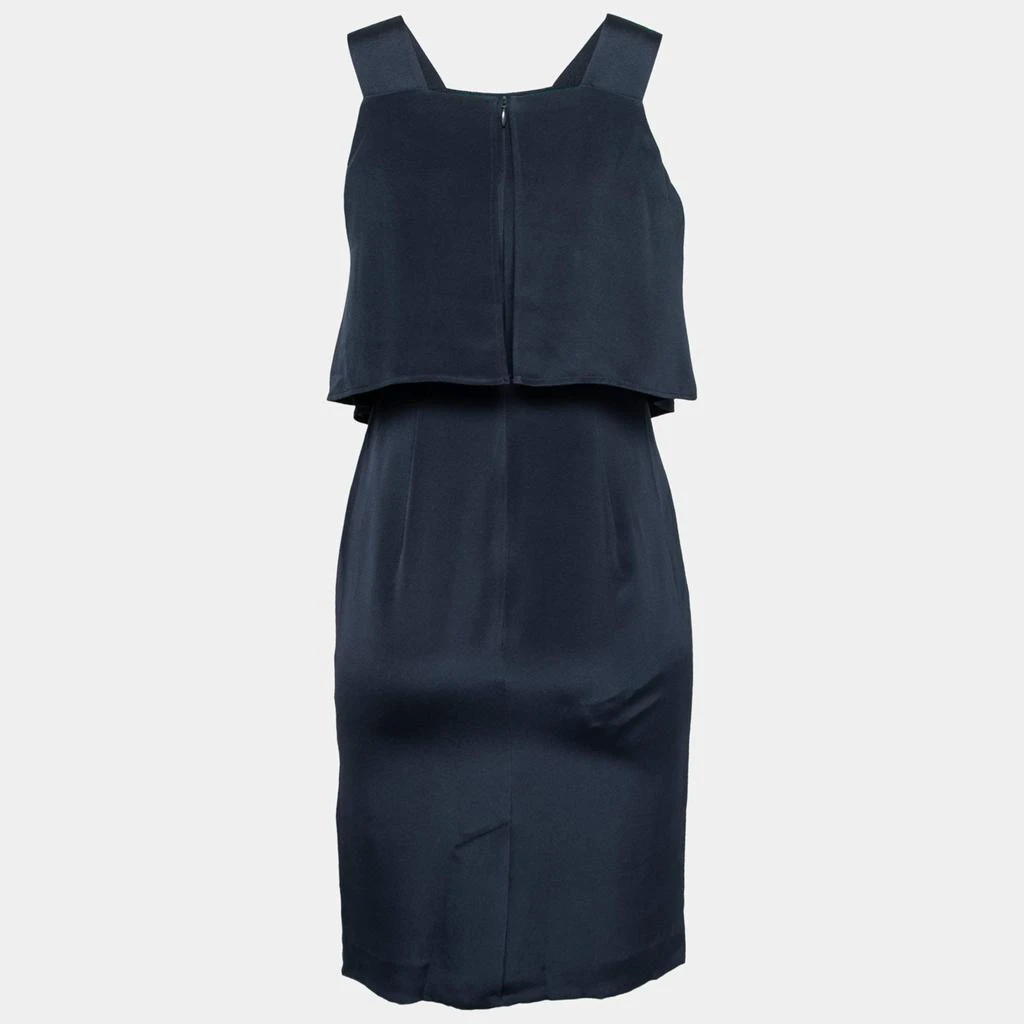 商品[二手商品] Theory|Theory Uniform Blue Silk Ruffled Overlay Landale B Dress XS,价格¥825,第2张图片详细描述