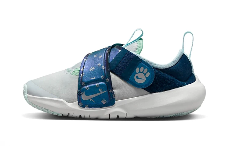 商品[国内直发] NIKE|[预售3天]Flex Advance SE 织物 防滑减震耐磨 低帮 儿童休闲鞋 灰蓝色 中小童,价格¥260,第1张图片