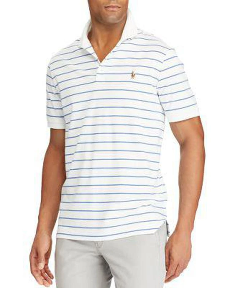 商品Ralph Lauren|Striped Classic Fit Soft-Touch Polo Shirt,价格¥192,第1张图片