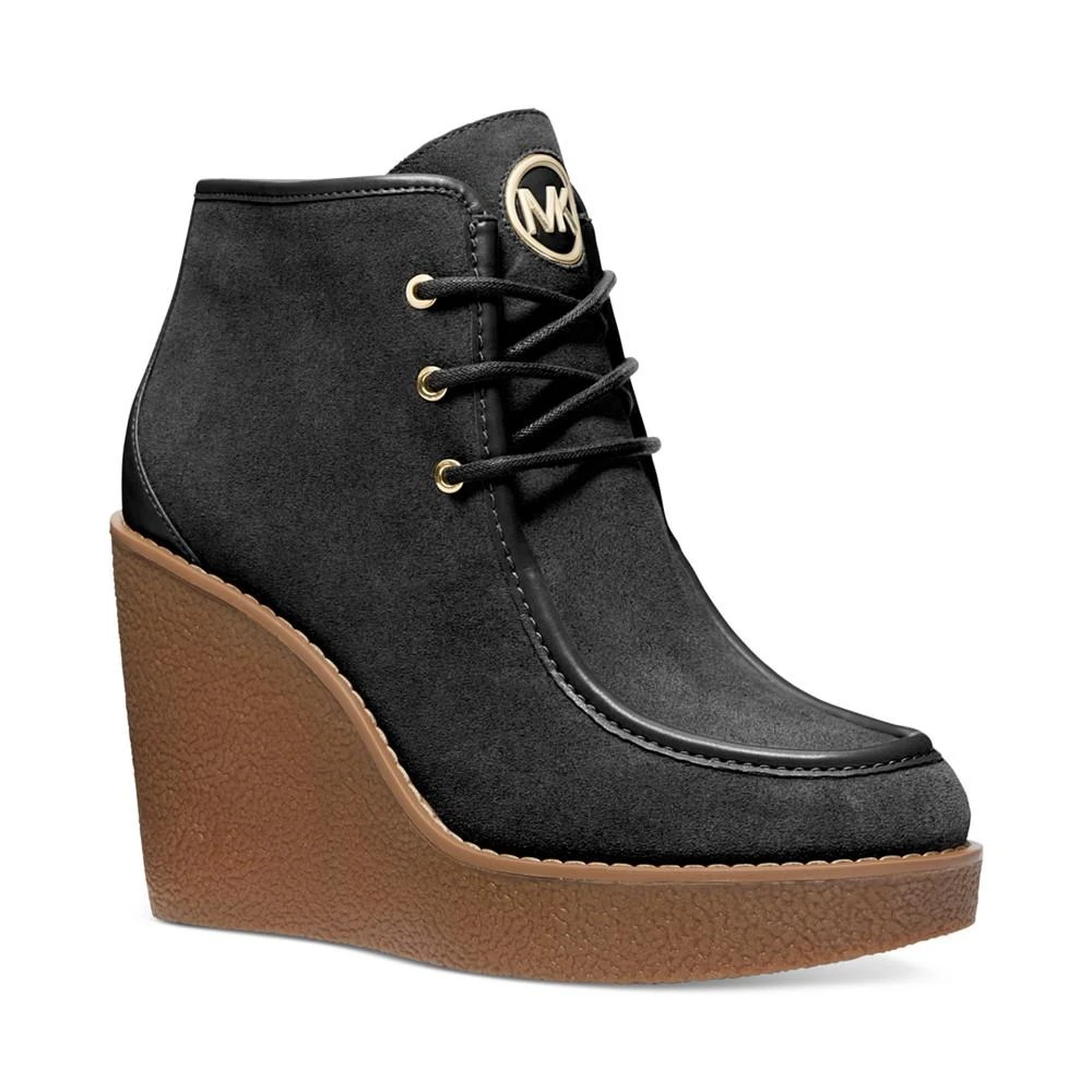 商品Michael Kors|Women's Rye Lace-Up Wedge Booties,价格¥291,第1张图片