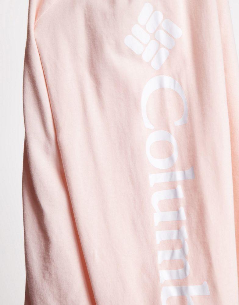 Columbia North Cascades long sleeve t-shirt in pink Exclusive at ASOS商品第4张图片规格展示