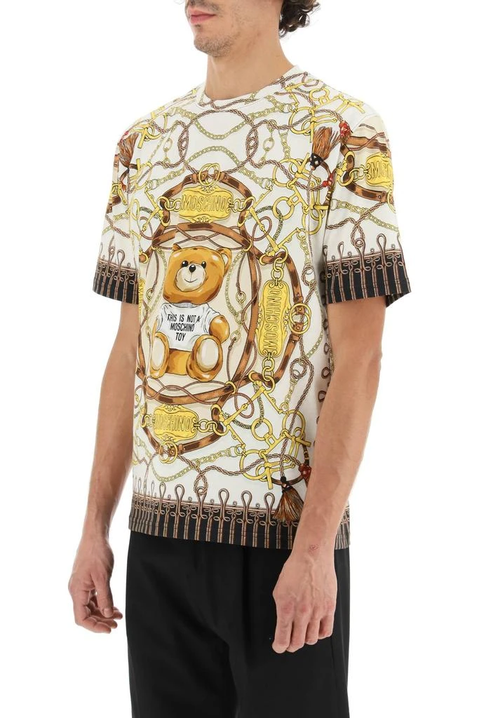 商品Moschino|Military Teddy Scarf T-shirt,价格¥2401,第4张图片详细描述