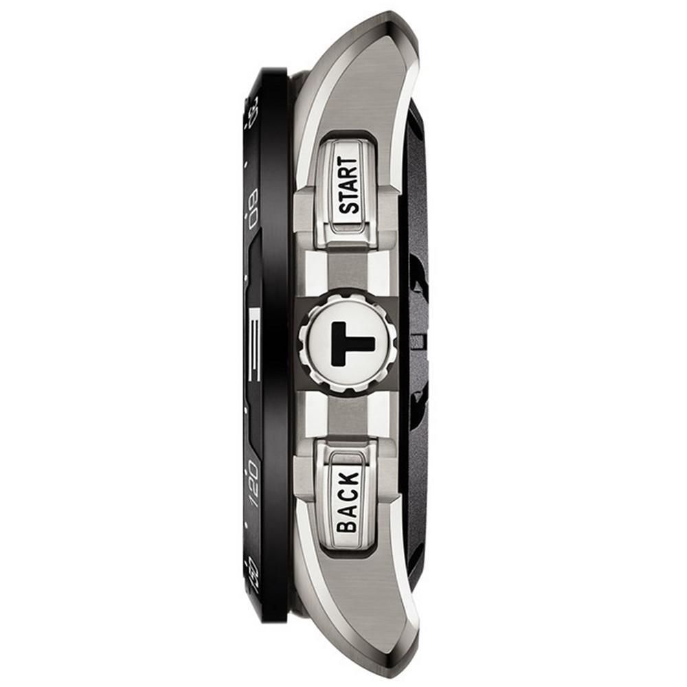 商品Tissot|Men's Swiss T-Touch Connect Solar Titanium Bracelet Smart Watch 48mm,价格¥8646,第4张图片详细描述