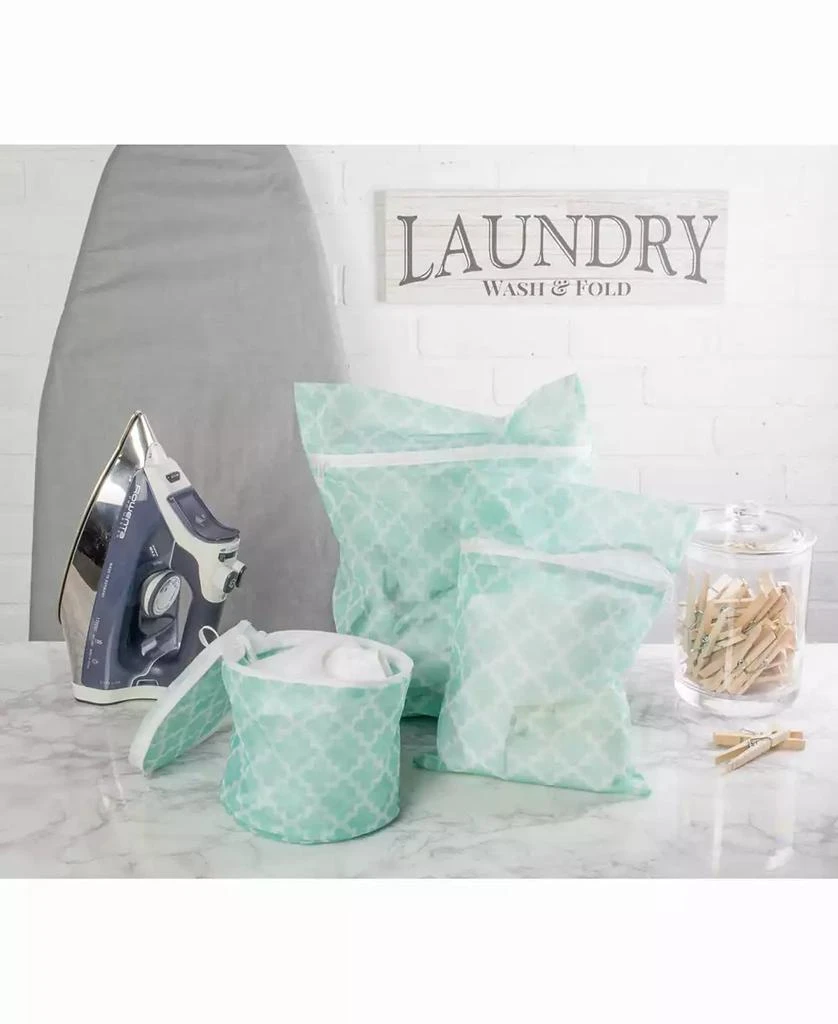 Design Import Lattice Set F Mesh Laundry Bag, Set of 6 商品