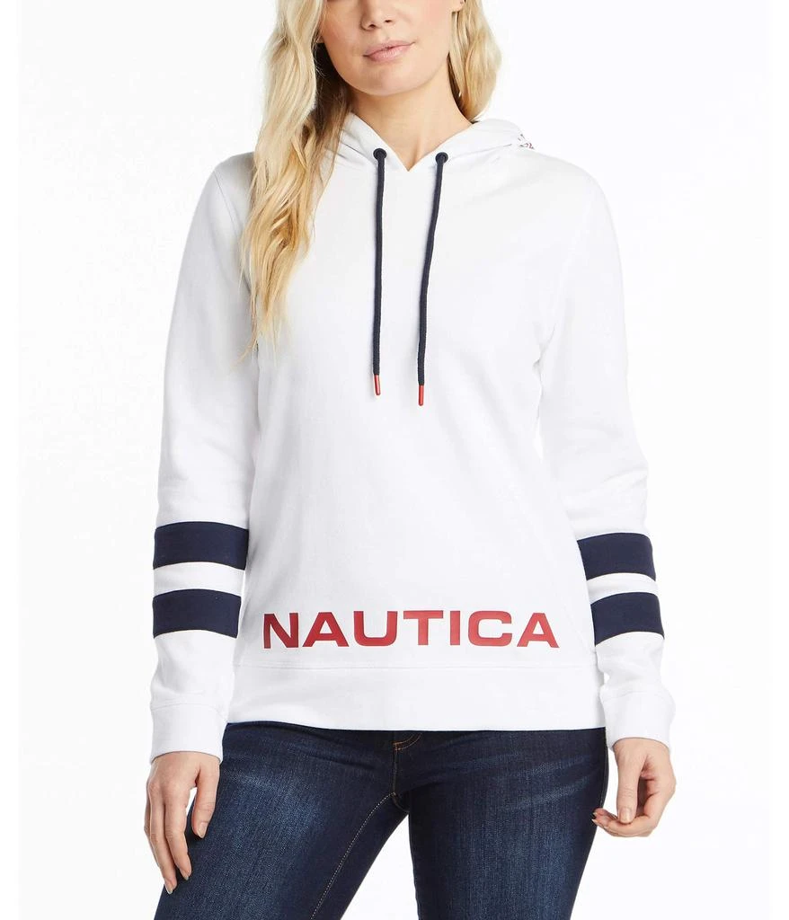 商品Nautica|Women Classic Supersoft 100% Cotton Pullover Hoodie,价格¥295,第1张图片