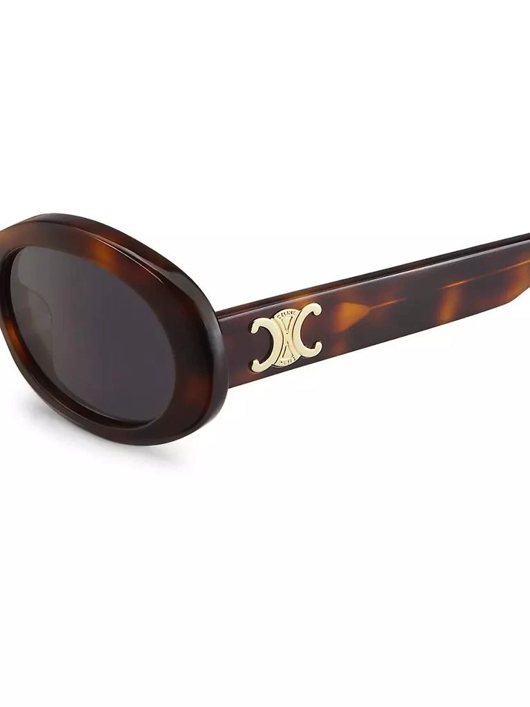 商品Celine|Triomphe 52MM Oval Sunglasses,价格¥3750,第3张图片详细描述