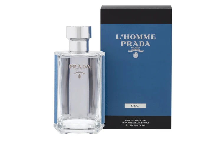 商品[国内直发] Prada|普拉达 L'homme Prada 湛蓝绅士 男士香水 木质香调西普香调 淡香水EDT 50ml/100ml/150ml 生姜莺尾花,价格¥722,第6�张图片详细描述
