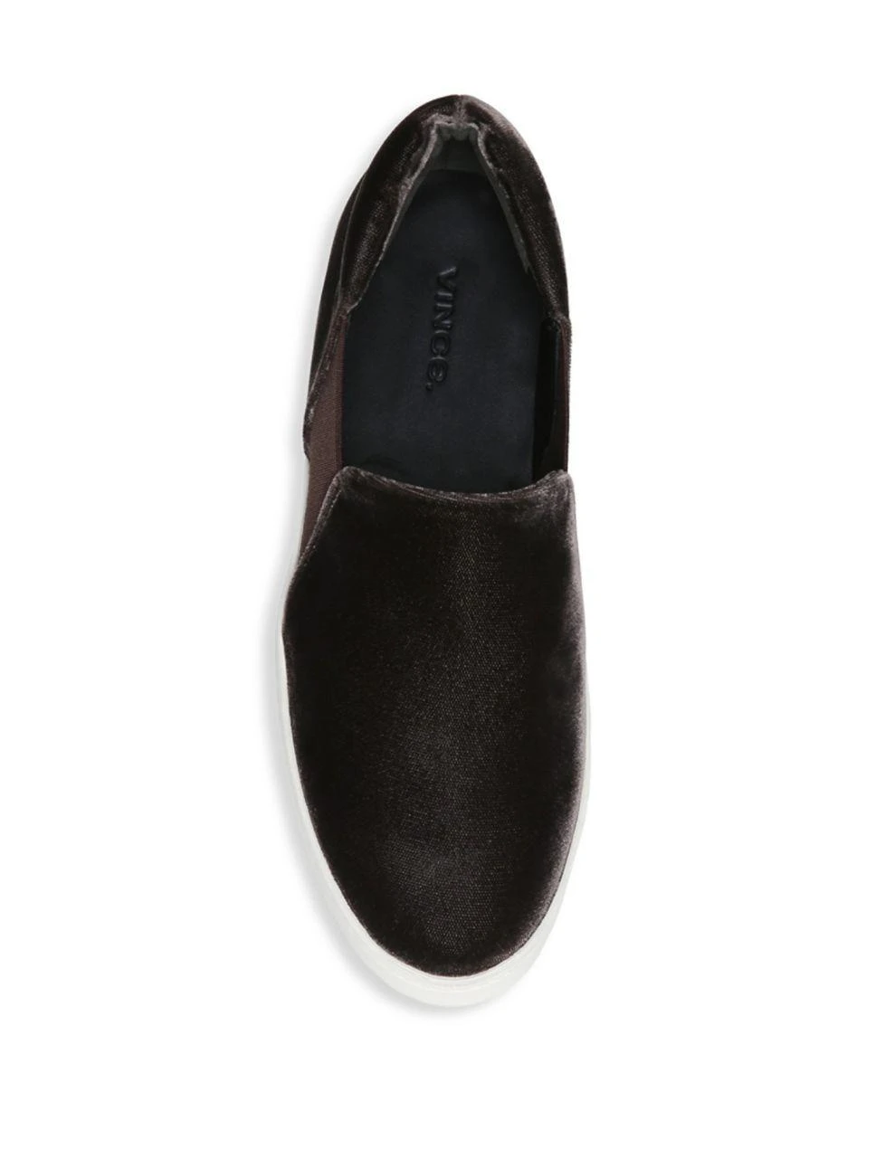 商品Vince|Vince - Warren Slip-On Platform Velvet Sneakers,价格¥676,第4张图片详细描述