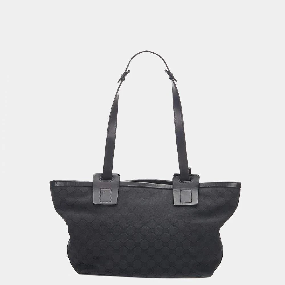 商品[二手商品] Gucci|Gucci Black GG Canvas Tote Bag,价格¥4346,第3张图片详细描述