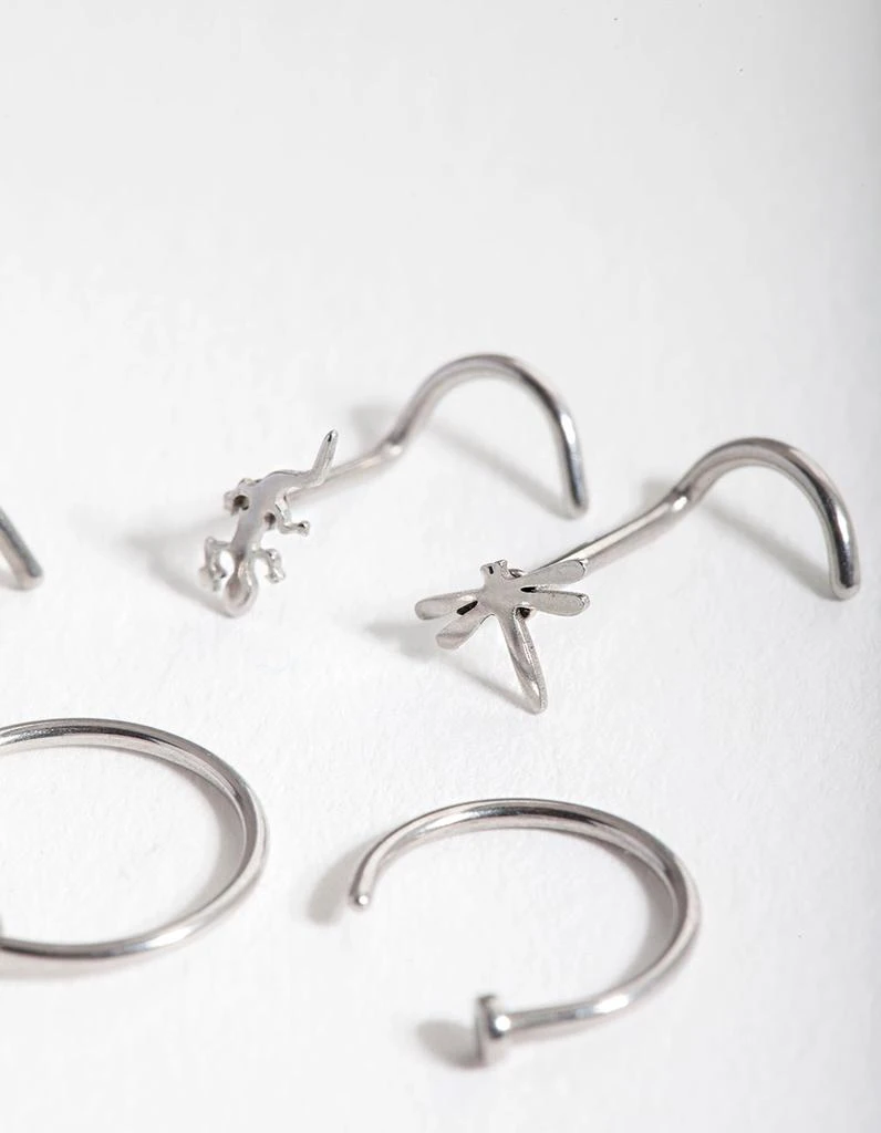 商品Lovisa|Rhodium Surgical Steel Animal Nose Jewellery Pack,价格¥102,第1张图片