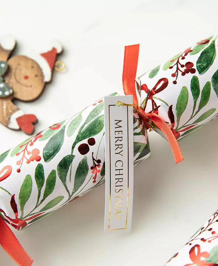 商品Glitzhome|8PK 1.50''D X 10.00''H Christmas Holy Leaves Party Cracker with Gift Contents,价格¥335,第5张图片详细描述