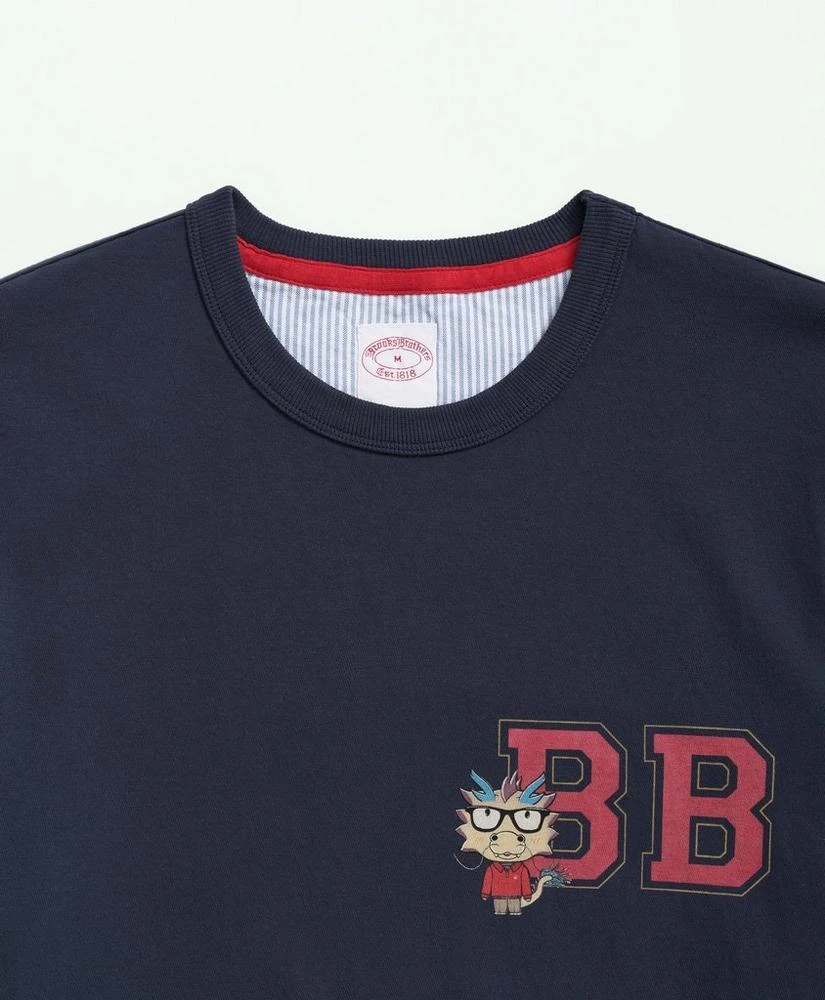 商品Brooks Brothers|Men's Cotton Lunar New Year Graphic T-Shirt,价格¥382,第2张图片详细描述
