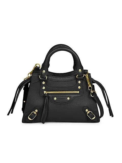 商品Balenciaga|Mini Neo Classic Leather Satchel,价格¥14706,第1张图片