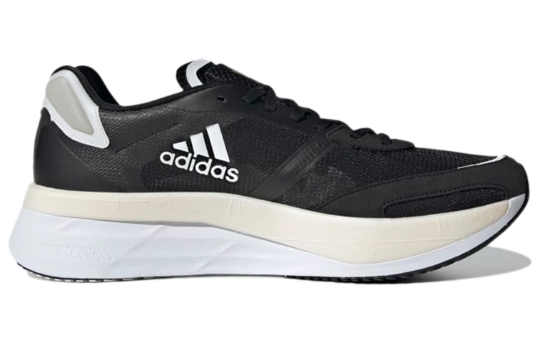 商品[国内直发] Adidas|adidas Adizero Boston 10 时尚舒适 低帮 碳板跑步鞋 男款 黑白色,价格¥496,第3张图片详细描述