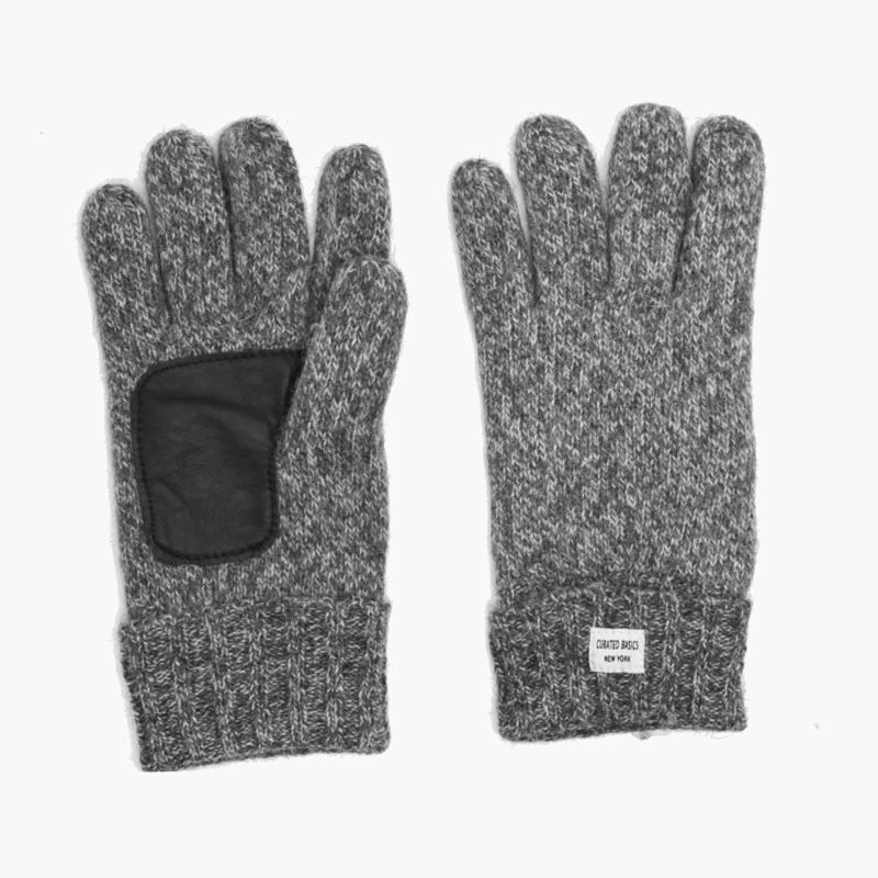 商品Curated Basics|Grey Marled Wool Glove ONE SIZE ONLY,价格¥227,第1张图片