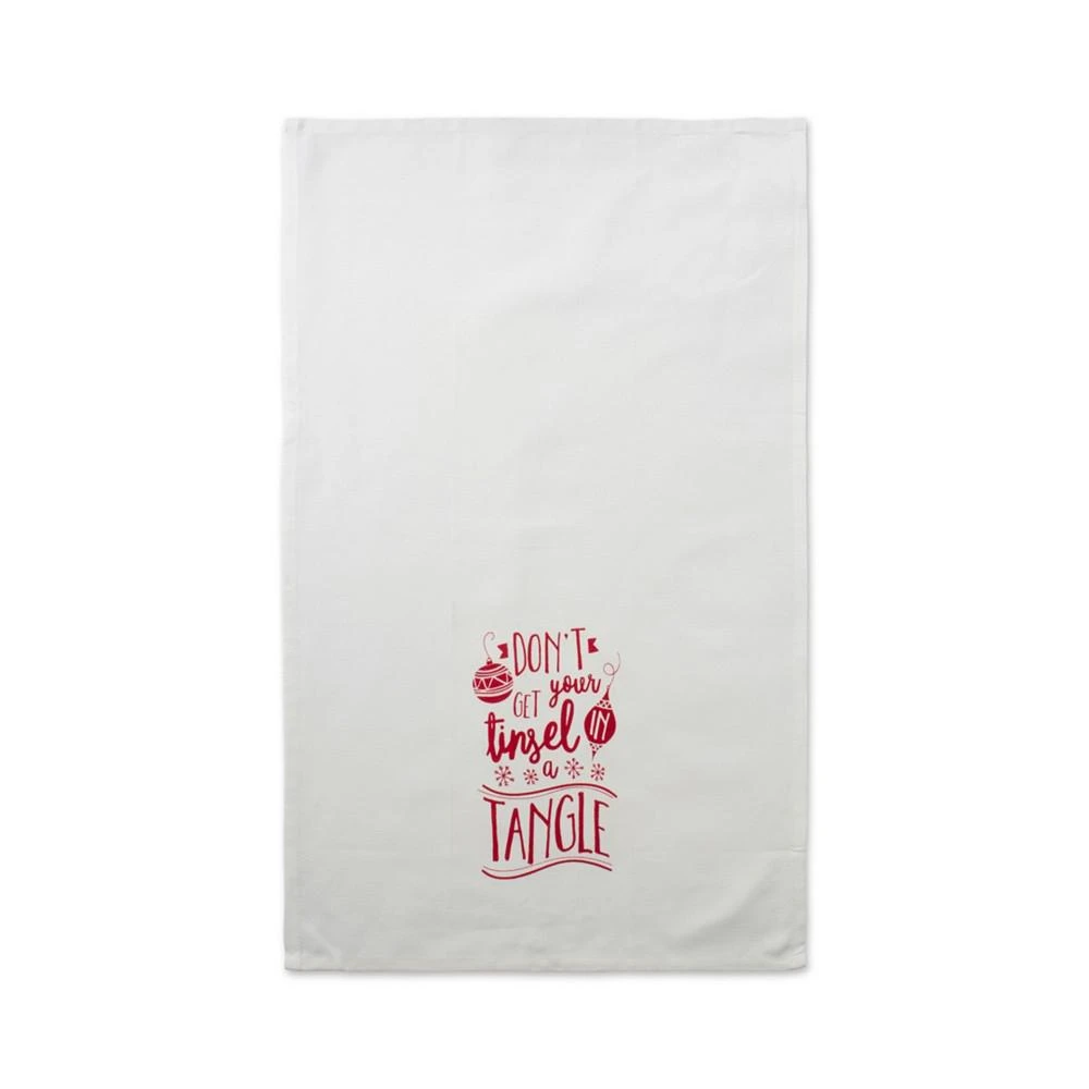 商品Design Imports|Assorted Tinsel in a Tangle Holiday Printed Dishtowel Set,价格¥186,第4张图片详细描述