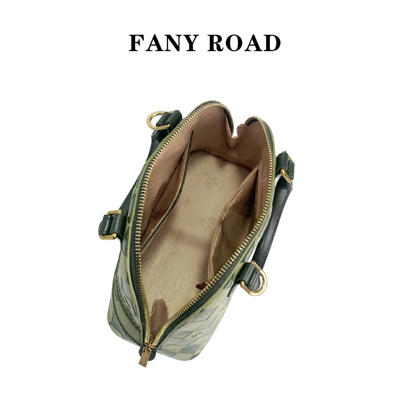 FANYROAD品牌女包新款经典上班通勤百搭手提包压花单肩斜挎贝壳包 商品