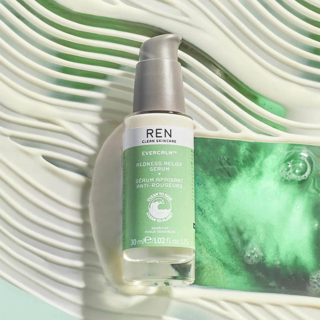 商品REN Clean Skincare|REN Clean Skincare Evercalm Redness Relief Serum 1fl. oz.,价格¥497,第2张图片详细描述