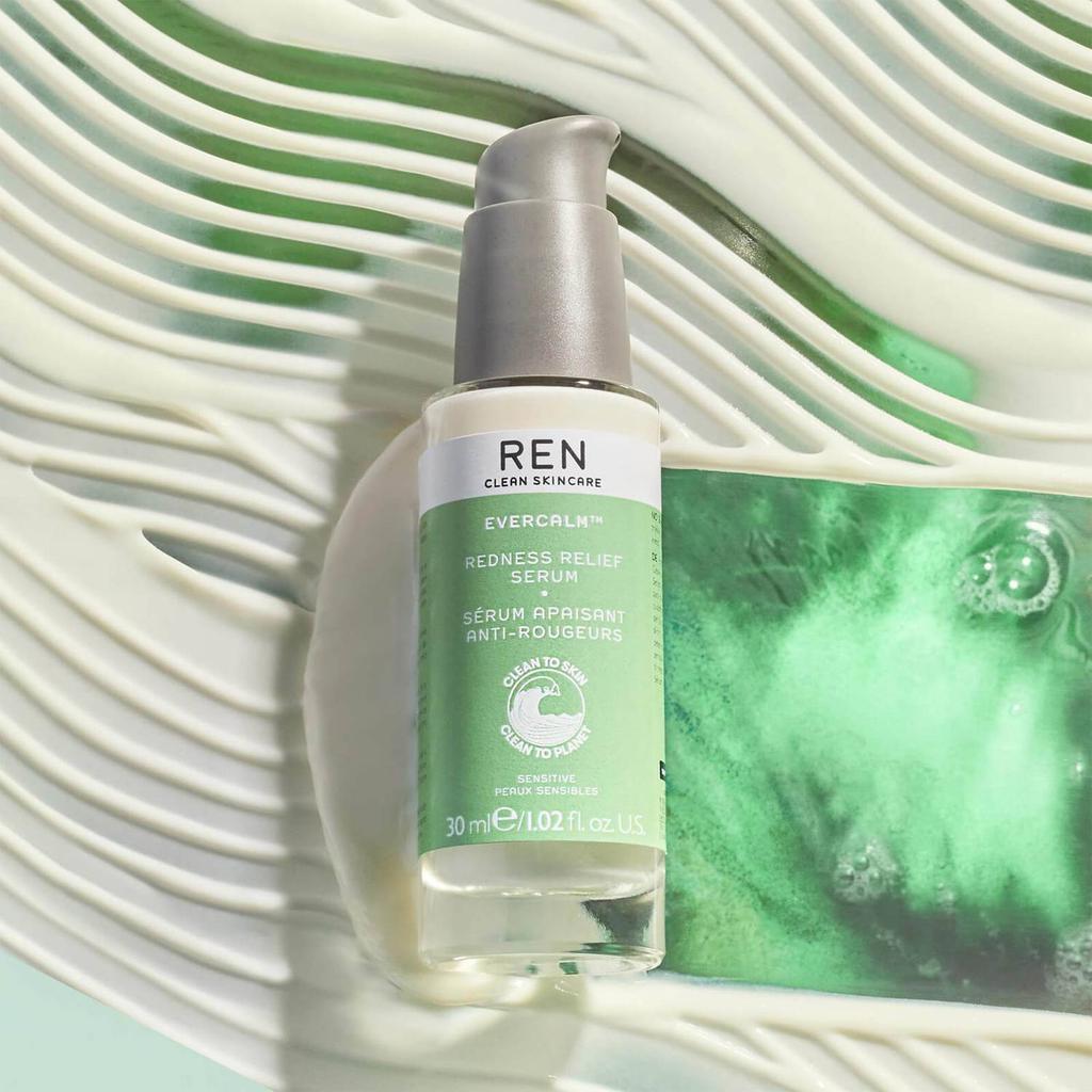 商品REN Clean Skincare|REN Clean Skincare Evercalm Redness Relief Serum 1fl. oz.,价格¥439,第4张图片详细描述