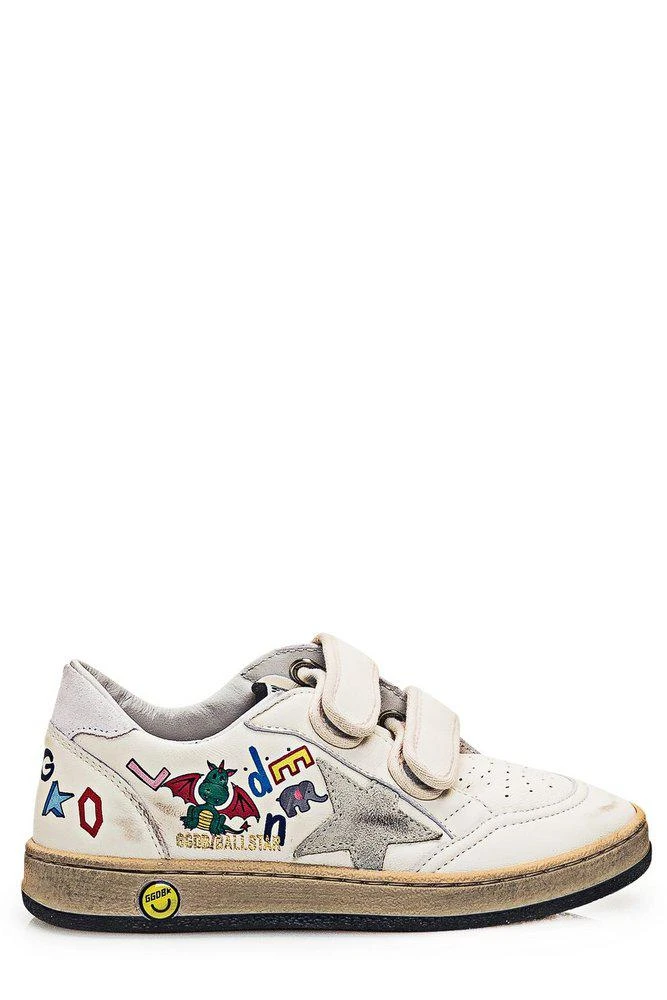 商品Golden Goose|Golden Goose Kids Ball Star Touch-Strap Sneakers,价格¥1361,第1张图片