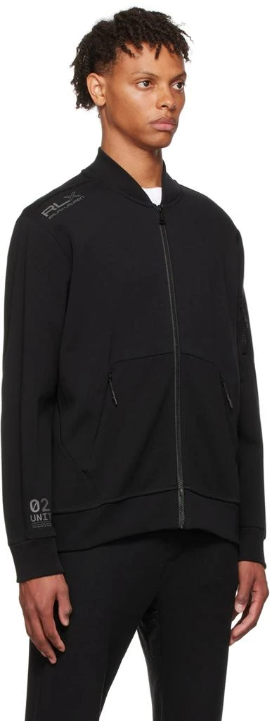商品Ralph Lauren|Black Polyester Bomber Jacket,价格¥677,第2张图片详细描述
