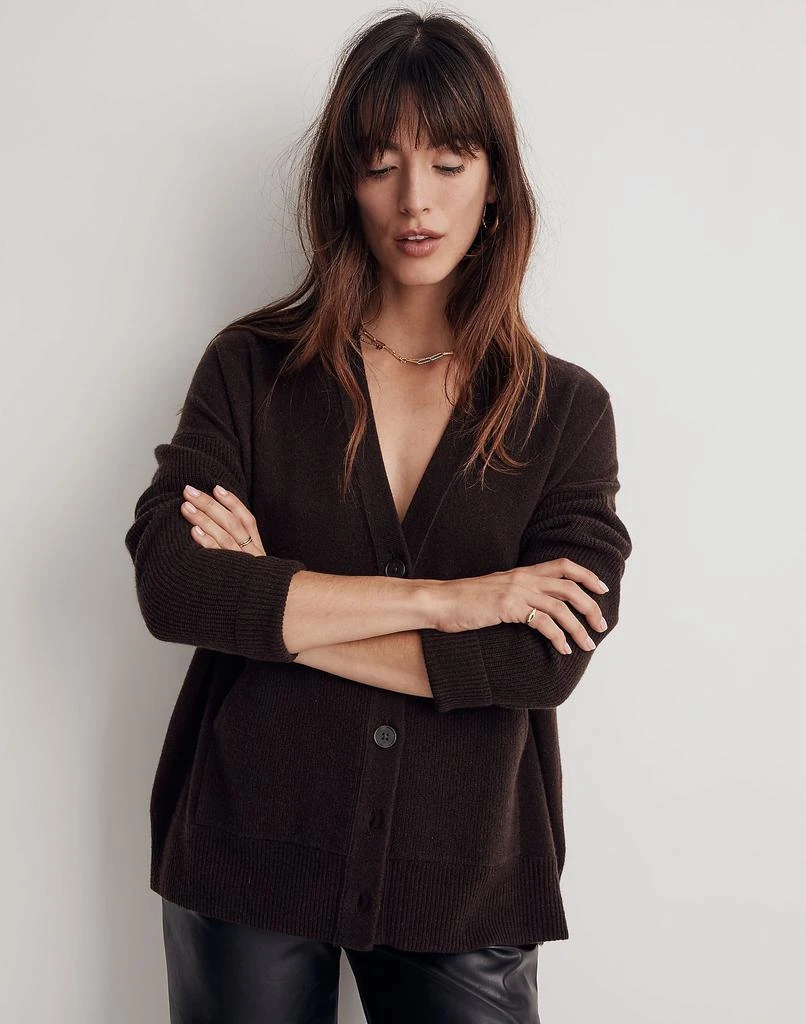 商品Madewell|(Re)sourced Cashmere Cardigan Sweater,价格¥1200,第3张图片详细描述