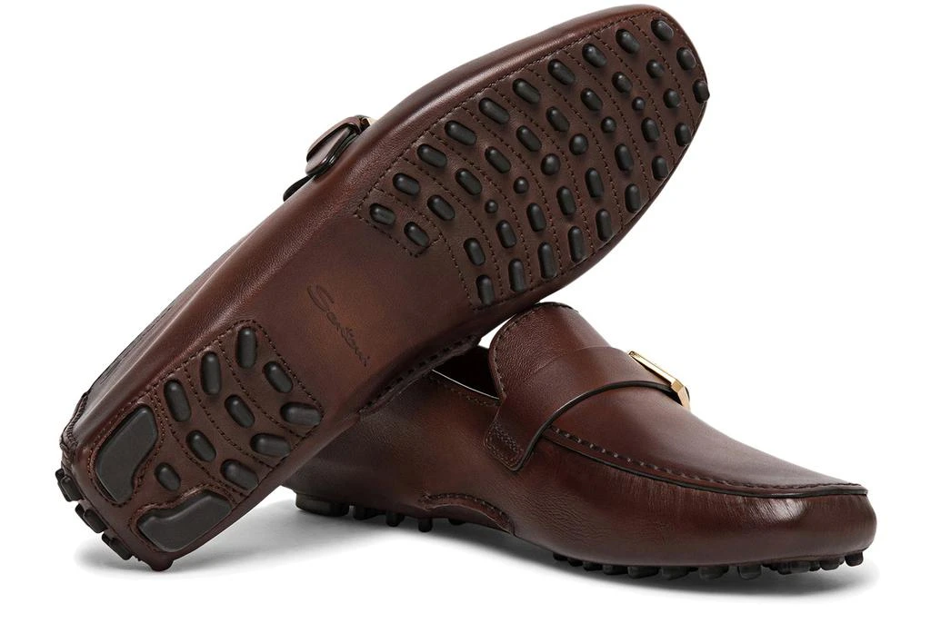 商品Santoni|Driver 皮革莫卡辛鞋,价格¥5677,第3张图片详细描述