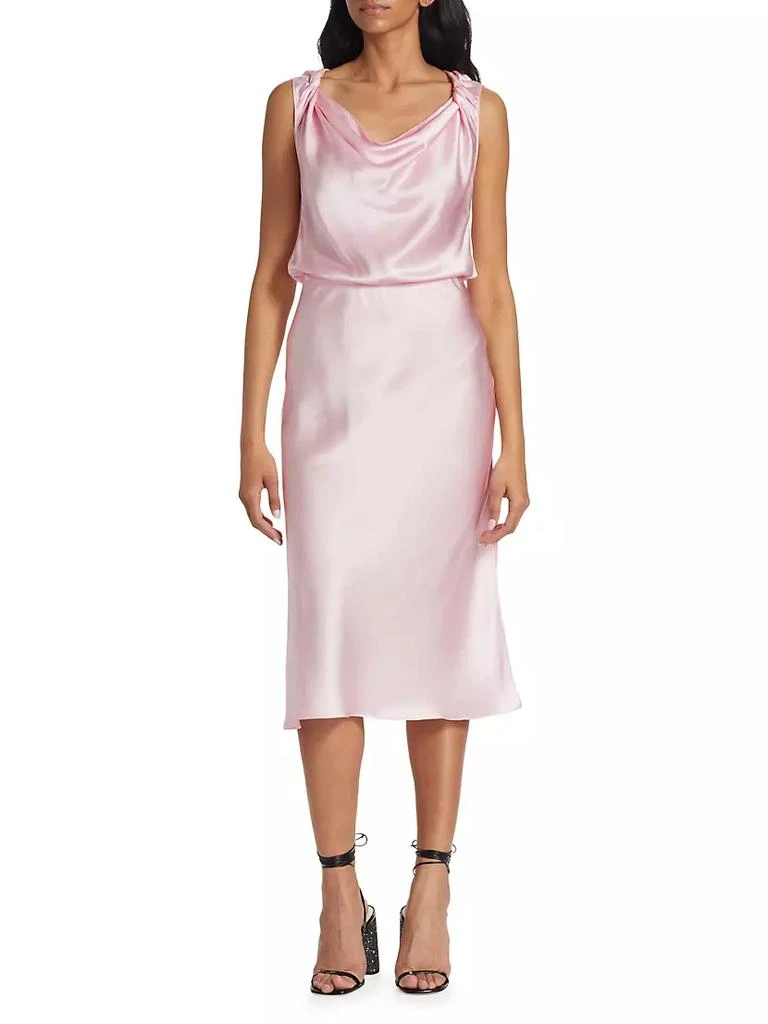 商品Amanda Uprichard|Ellison Silk Slip Dress,价格¥935,第3张图片详细描述