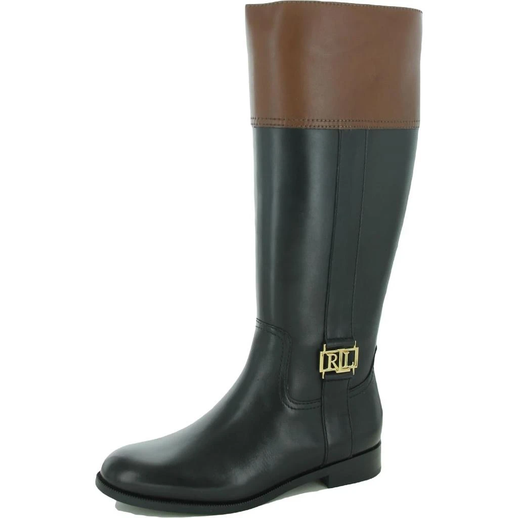 商品Ralph Lauren|Lauren Ralph Lauren Womens Berdie Leather Knee-High Riding Boots,价格¥521,第2张图片详细描述