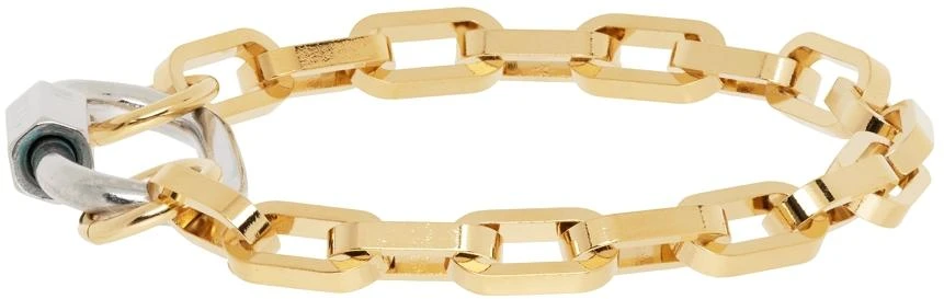 商品IN GOLD WE TRUST PARIS|Gold Carabiner Bracelet,价格¥464,第3张图片详细描述