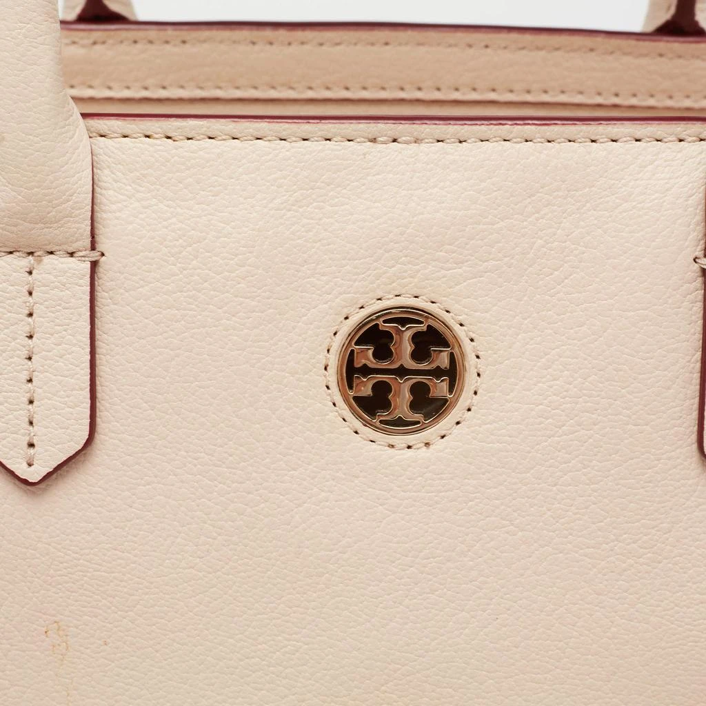 商品[二手商品] Tory Burch|Tory Burch Beige Leather Robinson Tote,价格¥1555,第5张图片详细描述