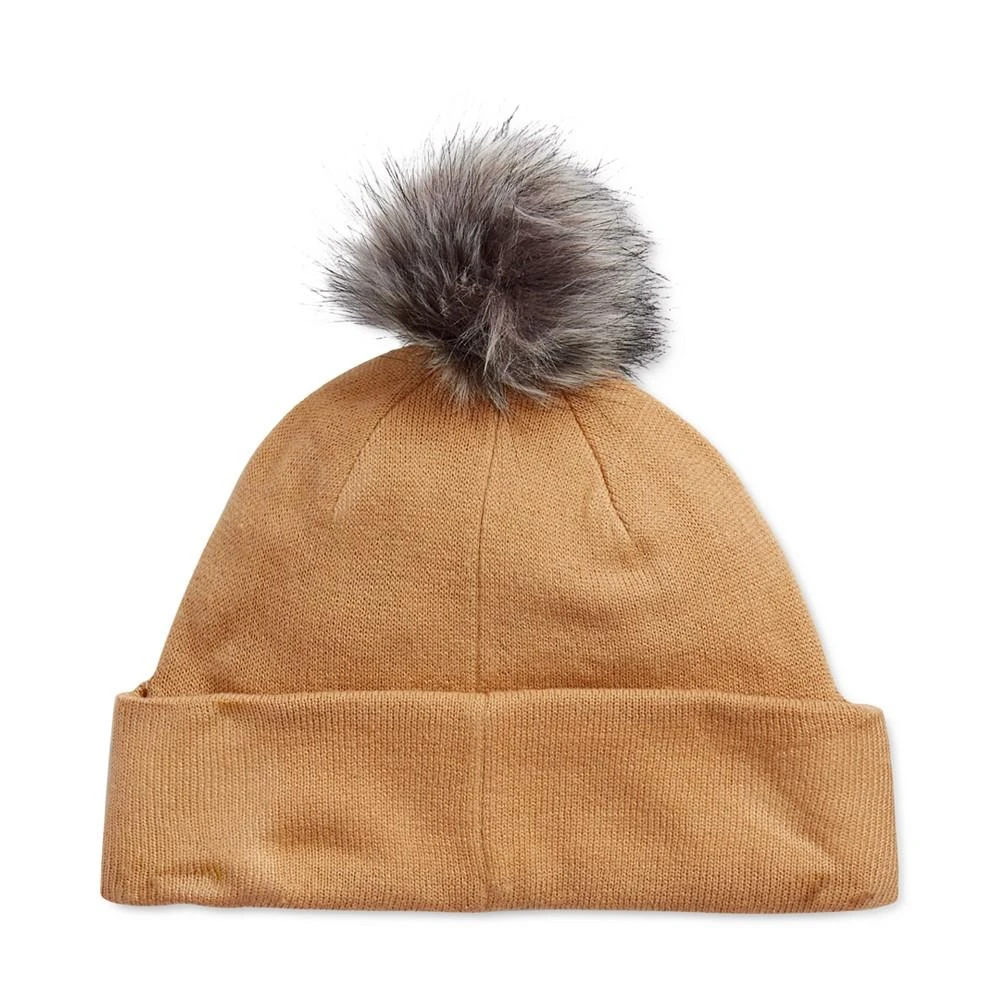 商品Ralph Lauren|Women's Knit Logo Beanie with Pom Pom,价格¥448,第2张图片详细描述