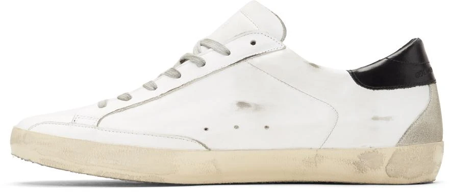 商品Golden Goose|White & Black Superstar Sneakers,价格¥2943,第3张图片详细描述