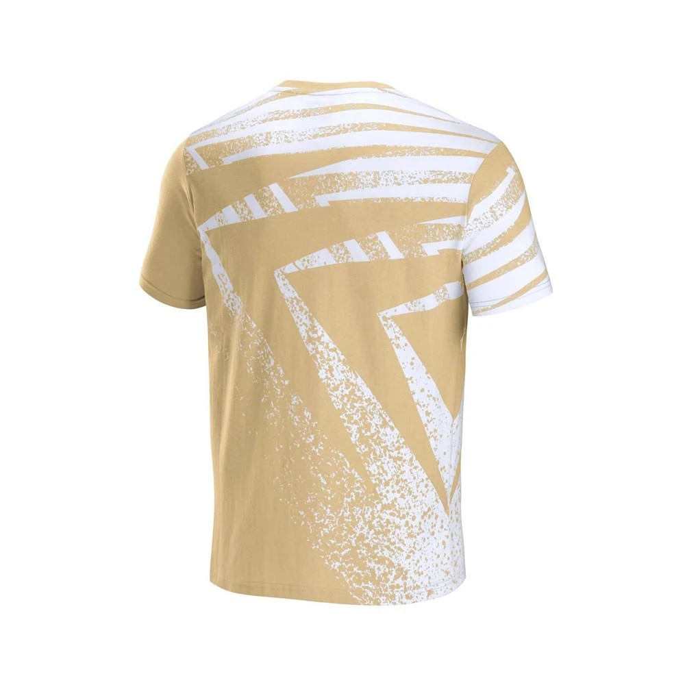 商品NFL Properties|Men's NFL X Staple Cream New Orleans Saints Team Slogan All Over Print Short Sleeve T-shirt,价格¥301,第3张图片详细描述