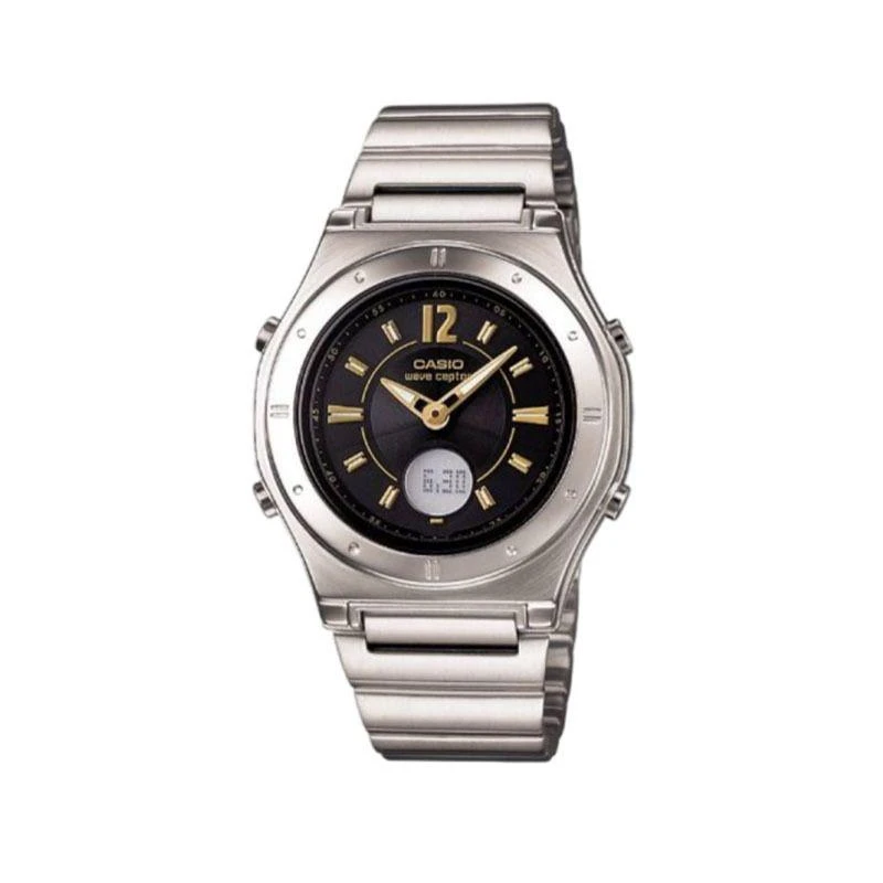 商品Casio|日本直邮WAVECEPTORCASIO卡西欧女士银色时尚表LWA-M141D-1AJF,价格¥1708,第1张图片