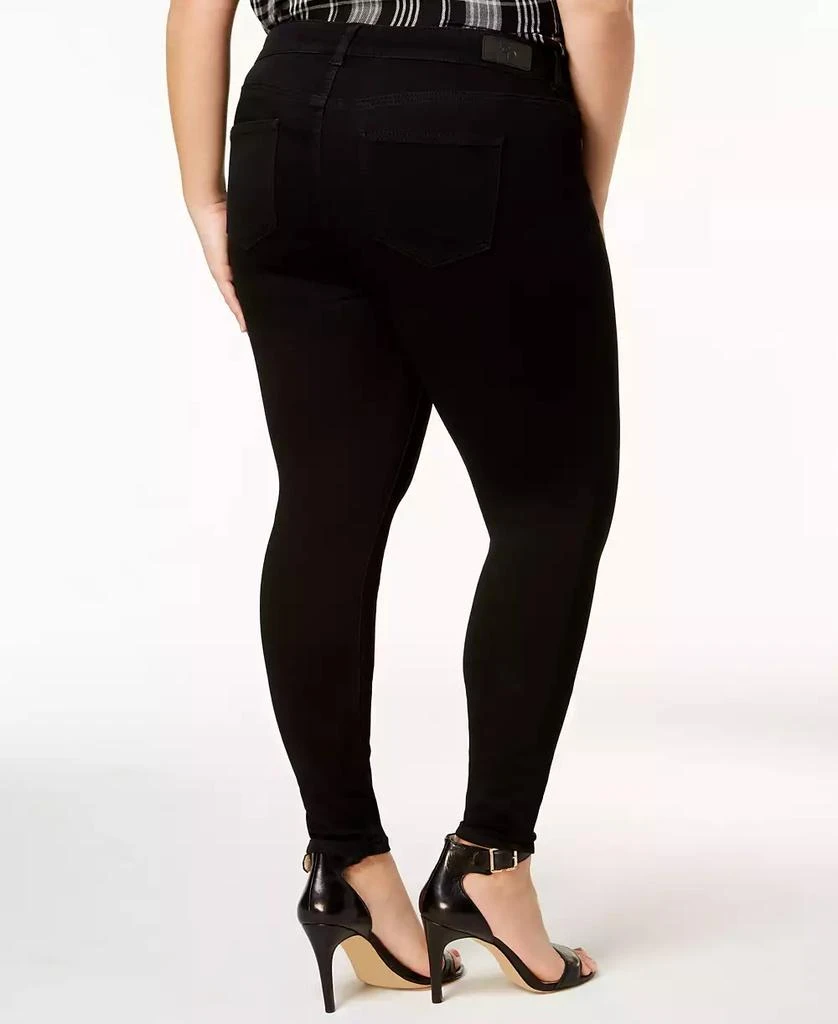 商品Celebrity Pink|Trendy Plus Size Mid Rise Infinite Stretch Dawson Super-Skinny Jeans,价格¥151,第2张图片详细描述