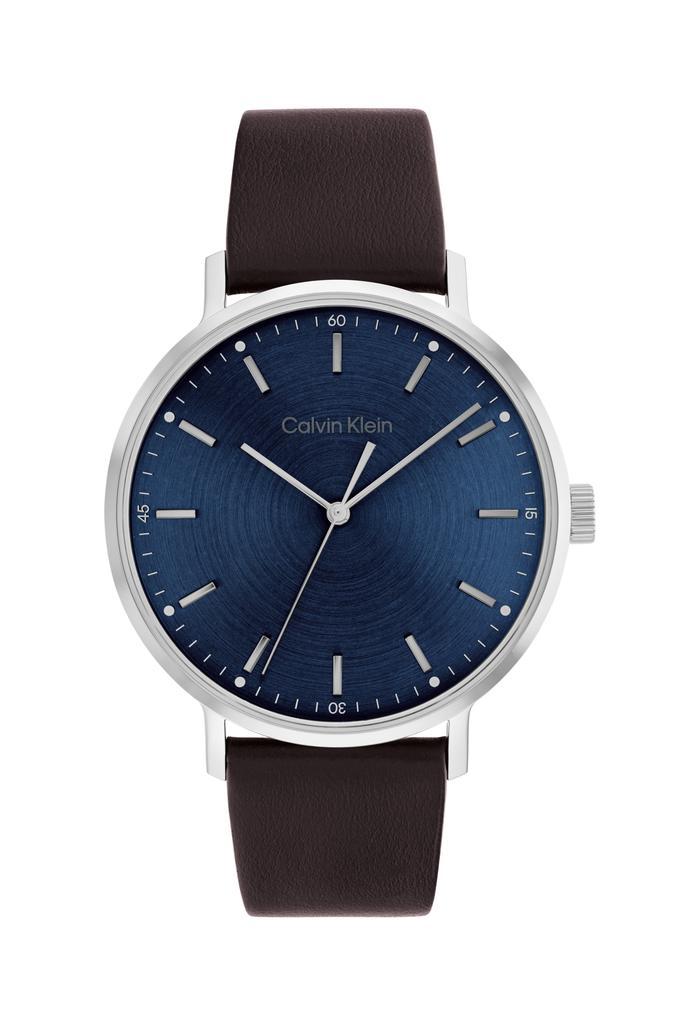 商品Calvin Klein|Calvin Klein Gents Modern Mesh Blue Dial Strap Watch,价格¥1094,第1张图片