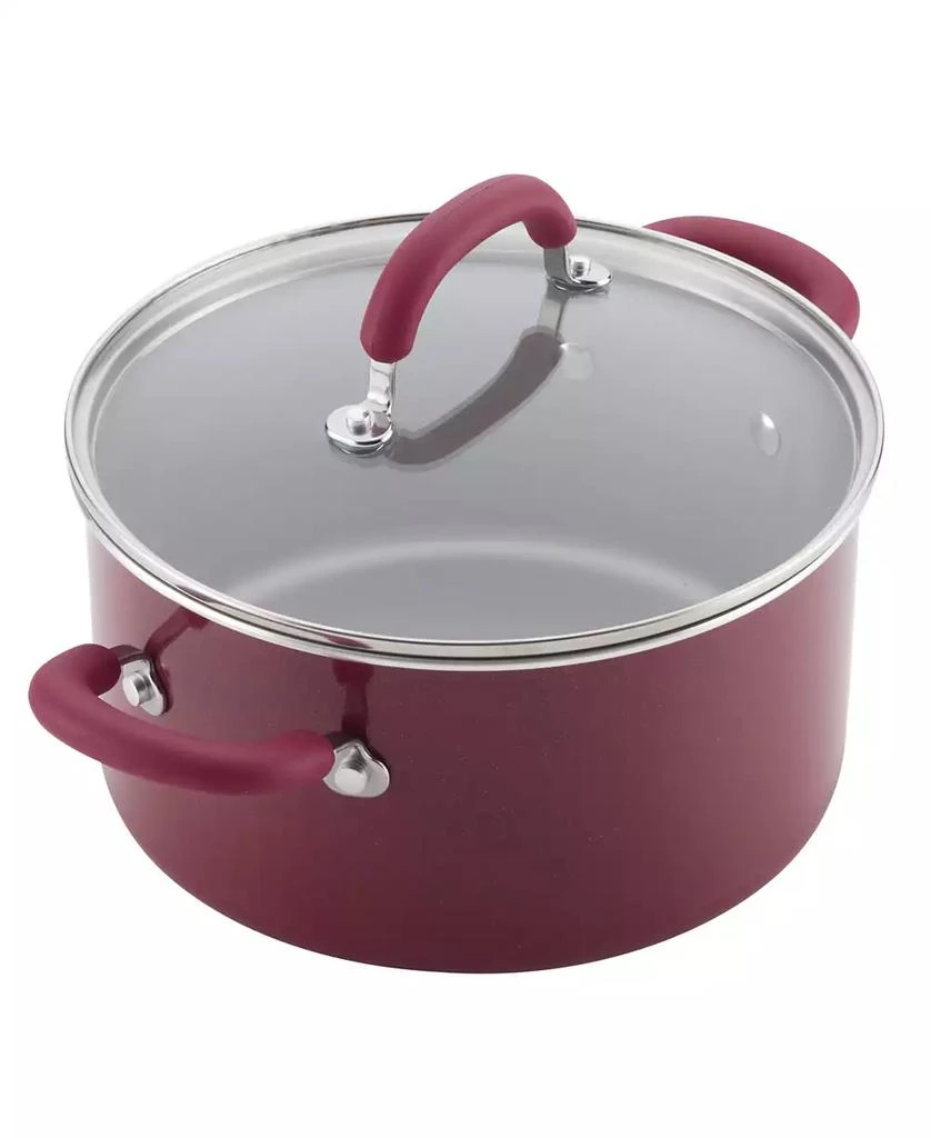 商品Rachael Ray|Create Delicious Aluminum Nonstick Cookware Set, 13 Piece,价格¥2330,第3张图片详细描述