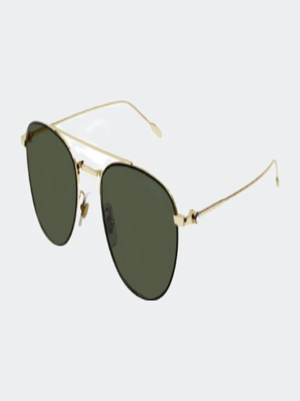 商品MontBlanc|MB Round Pilot Shape Sunglasses,价格¥3179,第1张图片