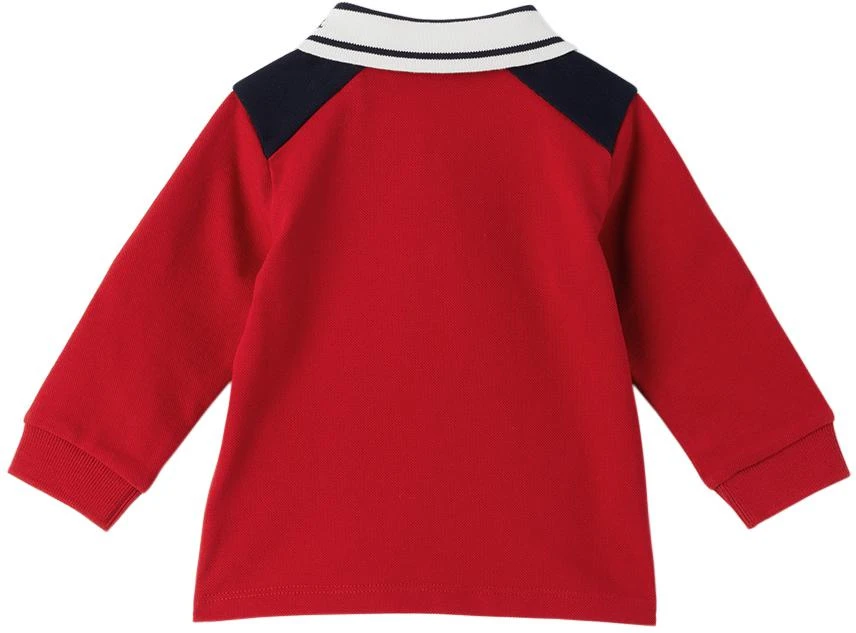 商品Moncler|红色贴饰婴儿 Polo 衫,价格¥1696,第2张图片详细描述
