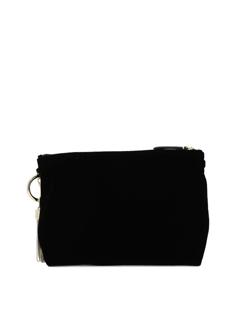 商品Jimmy Choo|Callie Clutches Black,价格¥4526,第3张图片详细描述