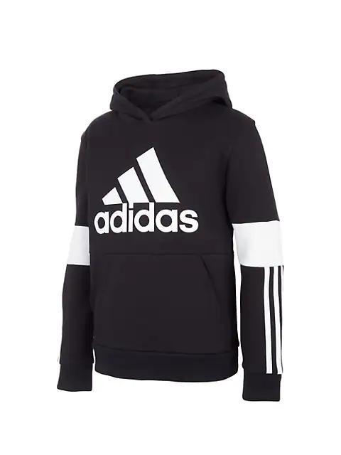 商品Adidas|Little Boy's Logo Color Block 3-Stripes Cotton Hoodie,价格¥148,第3张图片详细描述