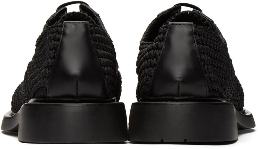 商品Bottega Veneta|Black Crochet 'The Level' Debrys,价格¥9951,第6张图片详细描述