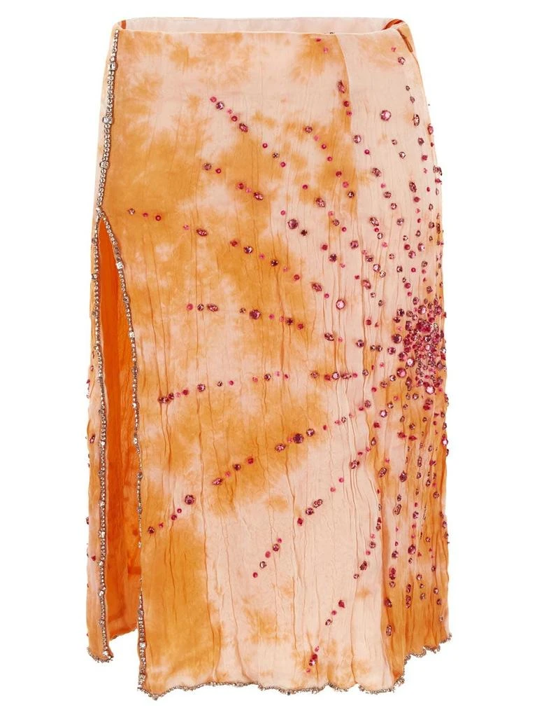 商品Des_Phemmes|Tie-Dye Crystal Embellished Skirt,价格¥3680,第1张图片