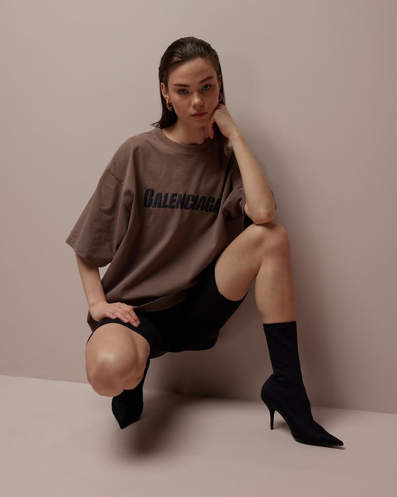 商品Balenciaga|Logo Boxy T-Shirt,价格¥5910,第4张图片详细描述